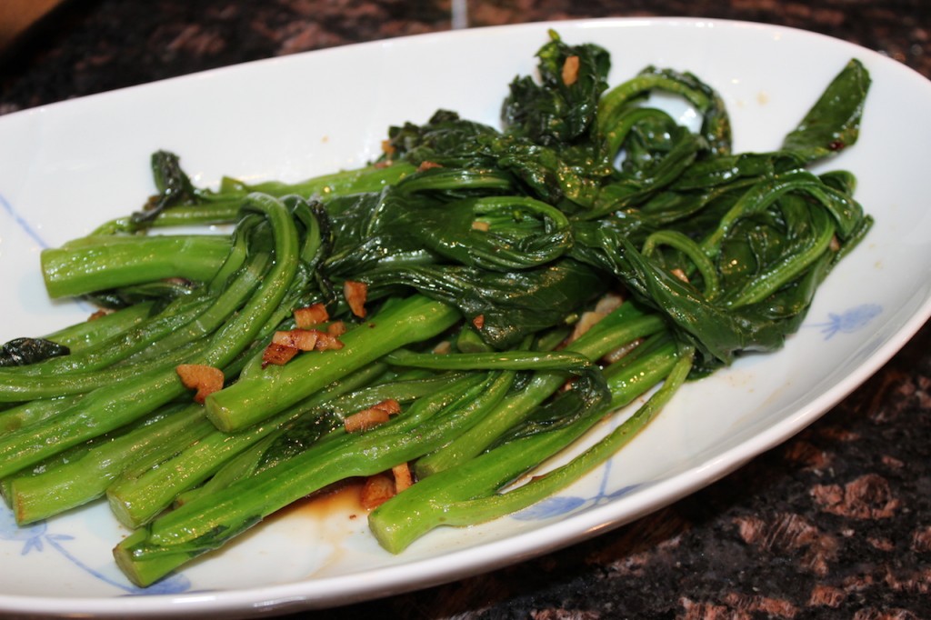 Stir fry Chinese broccoli gai lan. biteslife.com